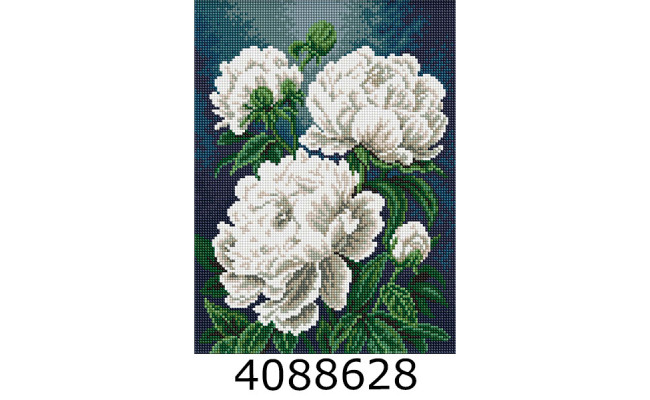 Алмазна мозаїка 30*40 квіти 
