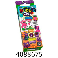 Набір для дит. творч. Пластилін. Bubble Clay укр Danko toys (30) BBC-01-01U02U