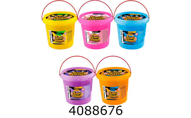 Кінетичний пісок 700г укр. в банці тягнеться Danko toys (12) STS-01-01U