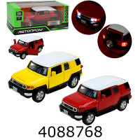 Машинка метал. Toyota FJ Cruiser муз. світ. відкр. двері Автопром (24/48) 68304