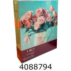 Ф/а 200ф. PP-46200 Turquoise Rose (лійка рожеві троянди)(24)