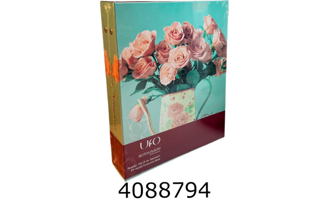 Ф/а 200ф. PP-46200 Turquoise Rose (лійка рожеві троянди)(24)
