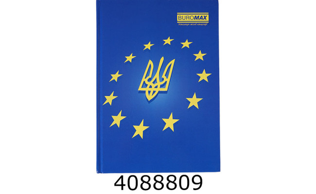 Канц. книга 192 арк. тв. лам. обкл. кл. офсет. UKRAINE Buromax  (4) BM.2404i