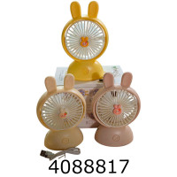 Вентилятор ручний акум. usb-зарядне 17см 2 режима 3 кольори (144) AL-30