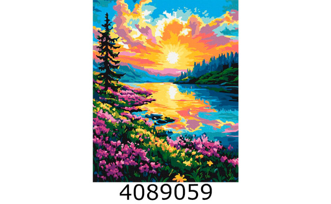 Картина по номерам 40*50см пейзаж 