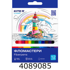 Фломастери Kite Classic 1.0мм 12 шт. (24) K-447