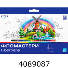 Фломастери Kite Classic 1.0мм 24 шт. (12) K-456