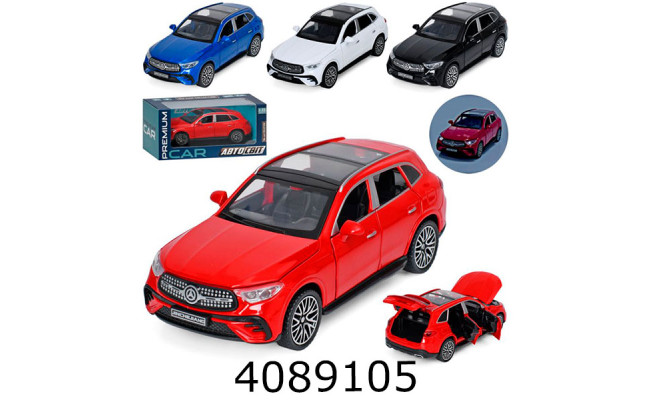 Машинка метал. Mercedes-Benz GLC муз. світ. відкрив. двері 19см Автосвіт (18) AP-2112