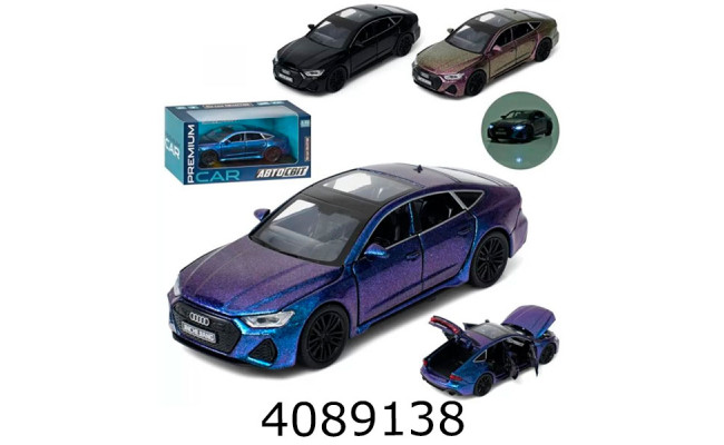 Машинка метал. Audi A7 муз. світ. відкрив. двері 19см Автосвіт (18) AP-2107