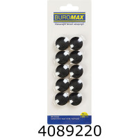 Магніти 2см 10шт BLACK блістер (__) BM.0042