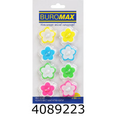 Магніти 3см 8шт FLOWERS блістер (__) BM.0046