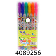 Ручка гелева в наборі 6 шт. Glitter pens (24) 528-6 Ручка гелева в наборі 6 шт. Glitter pens (24) 528-6