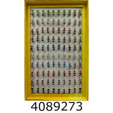 Каблучка метал. в дисплеї за 100шт (8) K1314