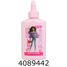 Клей ПВА 100 мл супер ковпачок-дозатор ZiBi SUPER GIRL ZB.6105