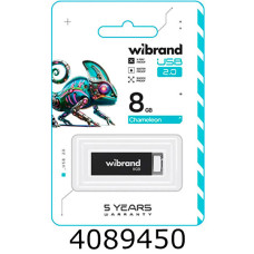 Flash USB 8Gb Wibrand 2.0 Chameleon чорний Wibrand