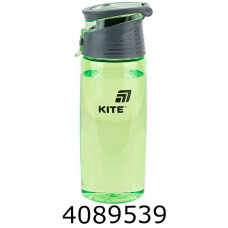Пляшечка для води 550 мл зелена KITE K25-401-3