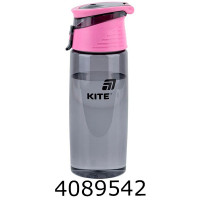 Пляшечка для води 550 мл сіра KITE K25-401-1