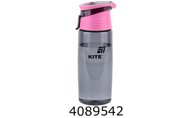 Пляшечка для води 550 мл сіра KITE K25-401-1