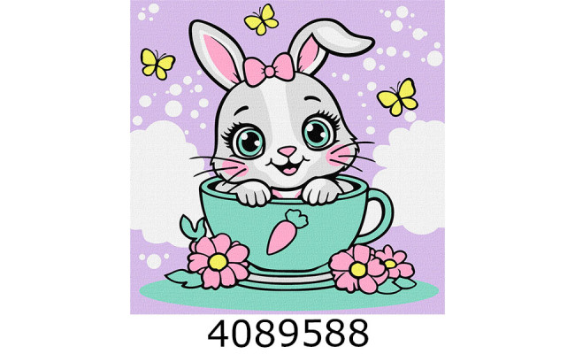 Картина по номерам 25*25см 