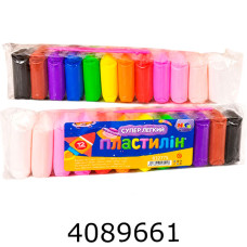 Пластилін повітряний 12 кол. *10г 120г зі стеками Hipe (200) 832775Л