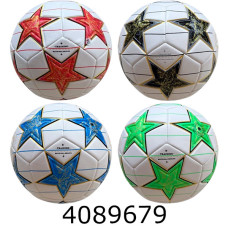 Мяч футб. прес-кожа №5 PVC 4 кольори (80) 26-1-1