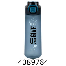 Пляшечка для води 760 мл, сіра KITE K25-1214-1