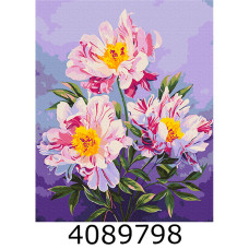 Картина по номерам 40*50см Королівство півоній © Anna Steshenko Brushme BS53920