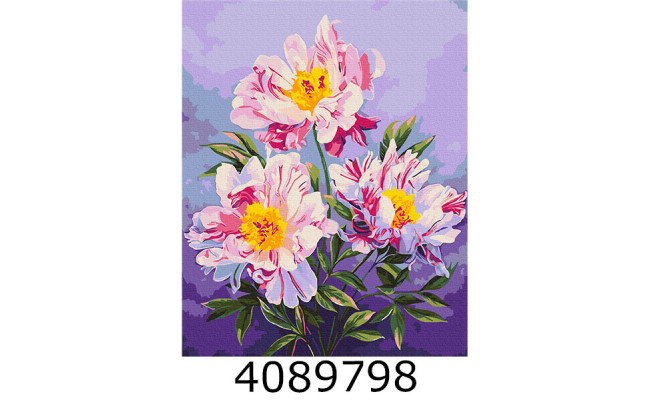 Картина по номерам 40*50см Королівство півоній © Anna Steshenko Brushme BS53920