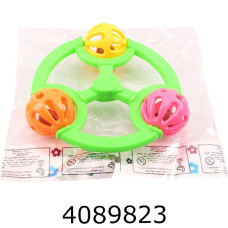 Брязкальце ручне в кульку 15*15*4см (300/600) 2099-1