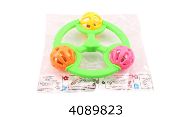 Брязкальце ручне в кульку 15*15*4см (300/600) 2099-1