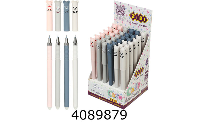 Ручка пише-стирає KIDS Line CUTE синя 0.5мм (36) ZB.2217-99