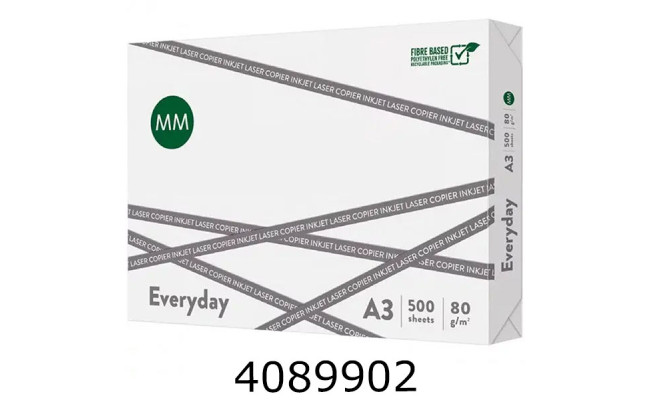 Папір А3 80г/м2 500 арк. Everyday Copy 80 гр/м2 (5/200)
