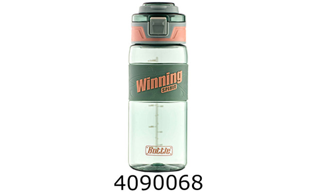 Пляшечка для води 600 мл бірюзова WINNING ZiBi ZB.3026-06