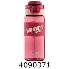 Пляшечка для води 600 мл бордова WINNING ZiBi ZB.3026-13