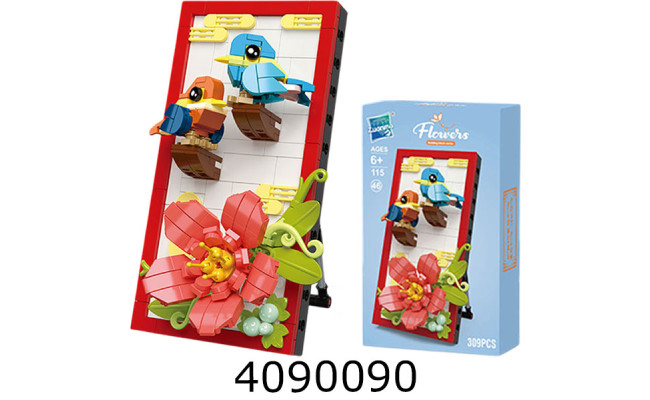 Конструктор в коробці Птахи 3D 309дет 20*12*5см (72) 115-46