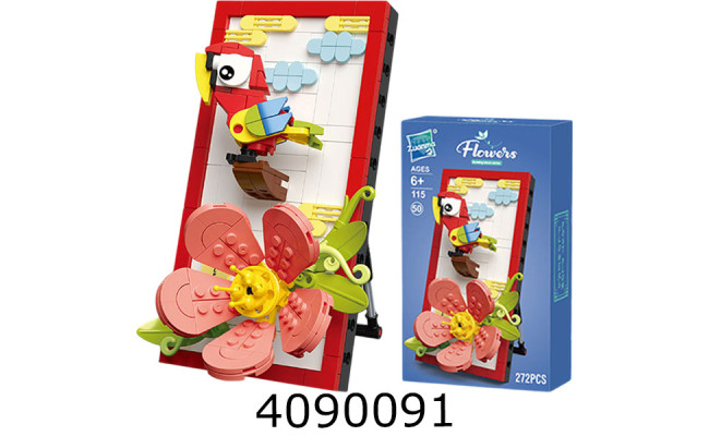 Конструктор в коробці Птахи 3D 272дет 20*12*5см (72) 115-50