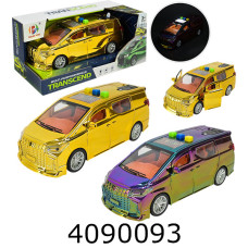 Машина на батар. в коробці Мікроавтобус муз.світ. 2 кольори  20*10*8см (48/96) BJ319A