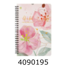 Блокнот на спір. збоку A5 80 арк. тв. обкл. кл. рожевий LIFESTYLE(12) BM.24572115-10