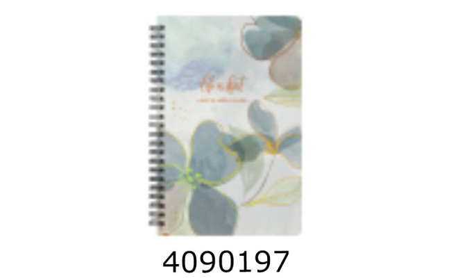 Блокнот на спір. збоку A5 80 арк. тв. обкл. кл.зелений LIFESTYLE(12) BM.24572115-16