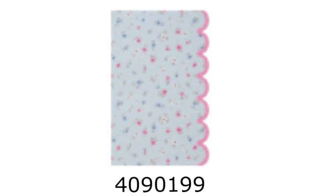 Блокнот A5 32 арк. прошита обкл. кл.блакитний PASTEL BLOSSOM(8) BM.24822105.2