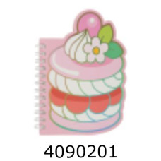 Блокнот на спір. збоку A6 60 арк. кл. світло-рожевий SWEETS  KIDS Line(12) ZB.12180.1