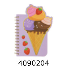 Блокнот на спір. збоку A6 60 арк. кл. фіолетовий SWEETS  KIDS Line(12) ZB.12180.7