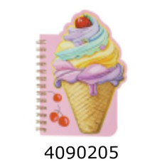 Блокнот на спір. збоку A6 60 арк. кл. зефірний SWEETS  KIDS Line(12) ZB.12180.8