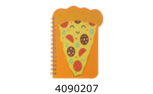 Блокнот на спір. збоку A6 60 арк. кл. помаранчевий FAST FOOD  KIDS Line(12) ZB.12181.2