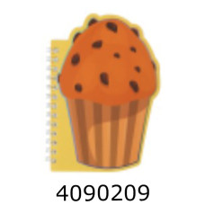 Блокнот на спір. збоку A6 60 арк. кл.жовтий SNACK KIDS Line(12) ZB.12182.1