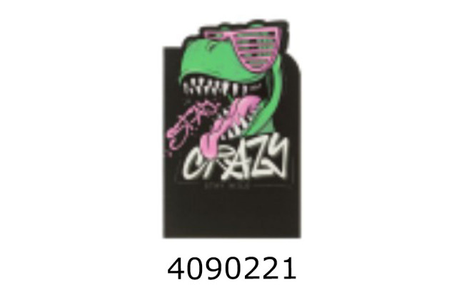 Блокнот на спір. збоку A5 32 арк. кл. чорний DINO  KIDS Line(8) ZB.12862.1