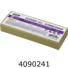 Пластилін ZiBi CLASSIC скульптурний 250 г оливковий (20) ZB.6284