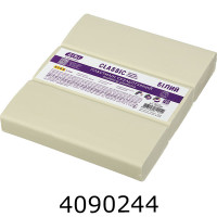 Пластилін ZiBi CLASSIC скульптурний 750 г білий ZB.6287