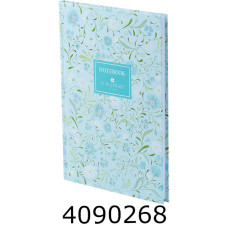 Блокнот А5 96 арк. Axent клітка обкл. тв. TR Floral 2 (20) 8457-11-A-TR