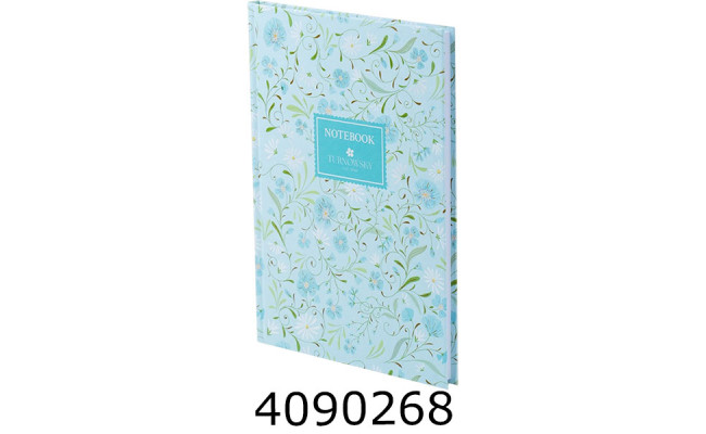 Блокнот А5 96 арк. Axent клітка обкл. тв. TR Floral 2 (20) 8457-11-A-TR